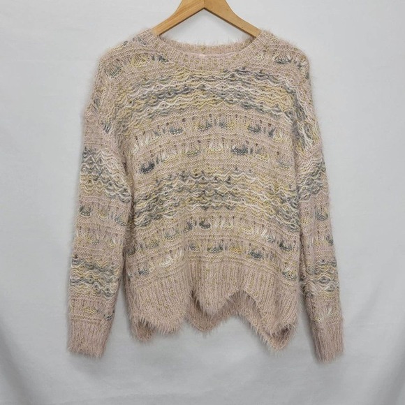 Raga fuzzy long sleeve comfy warm sweater - Picture 6 of 16